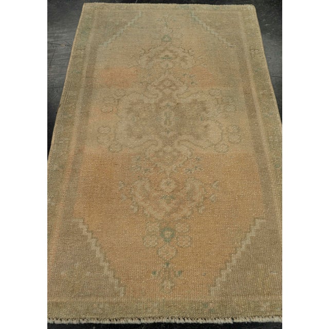 Turkish Mini Rug Oriental Hand Knotted Vintage Rug 1'10" x 3'1" #21030 Explore a curated collection of hallway runners,...