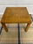 This is a vintage Heritage Henredon Fine Furniture Parsons Side table featuring a classic Faux tortoise Shell Oil Spot.
