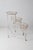 Antique White Victorian Wire Plant Stand For Sale - Image 8 of 12