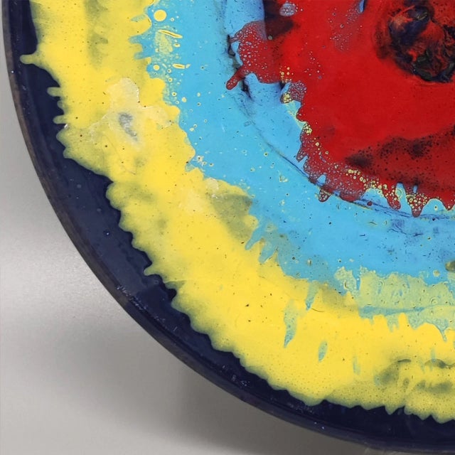 Ceramic 1970s Frumento Spotorno Prodotti Plated or Centerpiece For Sale - Image 7 of 9