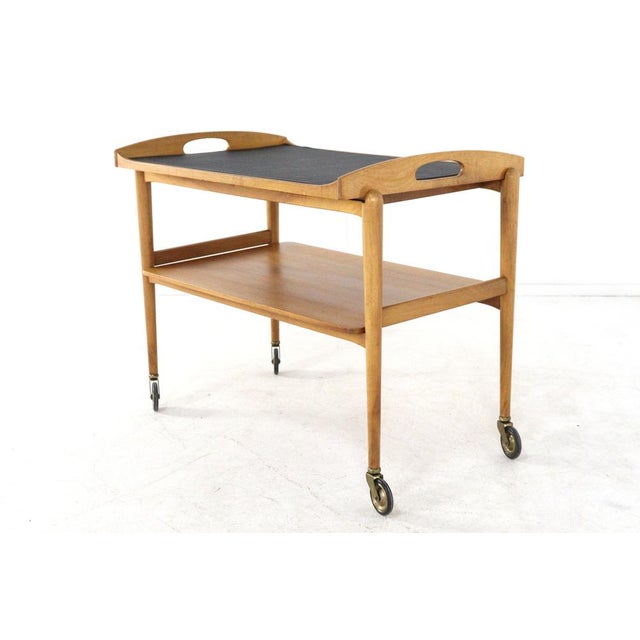 Trolley with Removable Tray, 1960s For Sale - Image 11 of 15