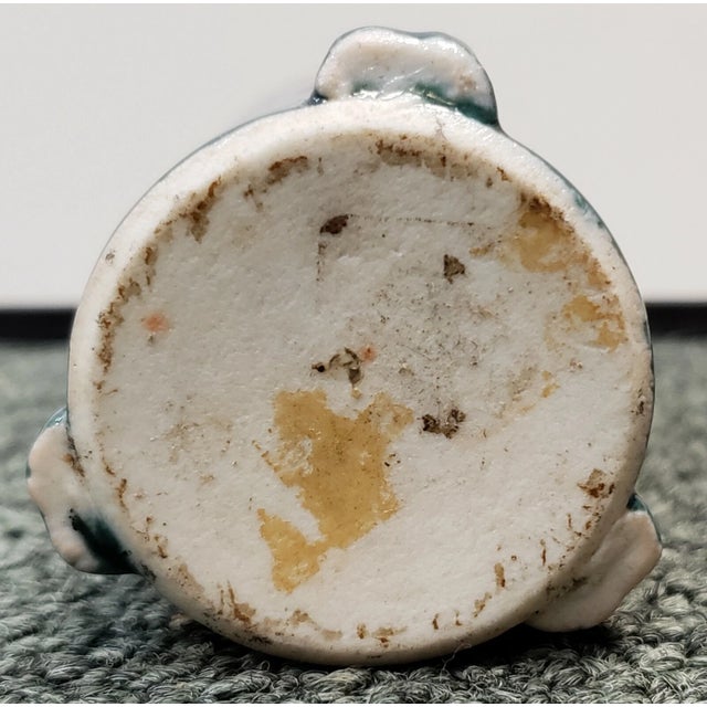 Blue Late 19th Century Chinese Transmutation Glazed Porcelain Cylindrical Brush Pot (Qing Dynasty) For Sale - Image 8 of 8