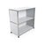 Postmodern Original Usm Haller Chest of Drawers Fritz Haller White Cabinet Sideboard2 For Sale - Image 3 of 8