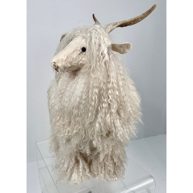 Folk Art Sheep Sculpture, Handcrafted by New Mexico Artist Ray Growler For Sale - Image 3 of 14