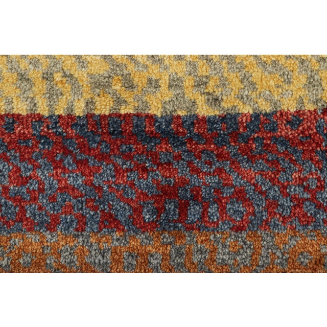 Rug & Kilim Rug & Kilim’s Contemporary Moroccan Rug With Layered Designs in Earthy Multicolor For Sale - Image 4 of 7
