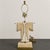 Maitland - Smith 1970s Maitland-Smith Tessellated Stone & Brass Kimono Table Lamp For Sale - Image 4 of 14