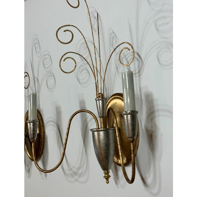 1980s Neoclassic Style Wall Sconces - a Pair For Sale - Image 10 of 12