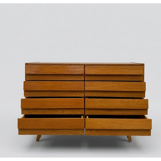Mid-Century U-453 Chest of Drawers from Jiří Jiroutek, Czechoslovakia, 1960s For Sale - Image 4 of 7