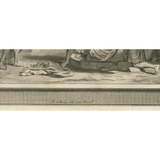 18th Century Pieter Mortier, Isaiah's Vision and Jeremiah Drawn from the Pit, Pieter 1700, Engraving For Sale - Image 5 of 12