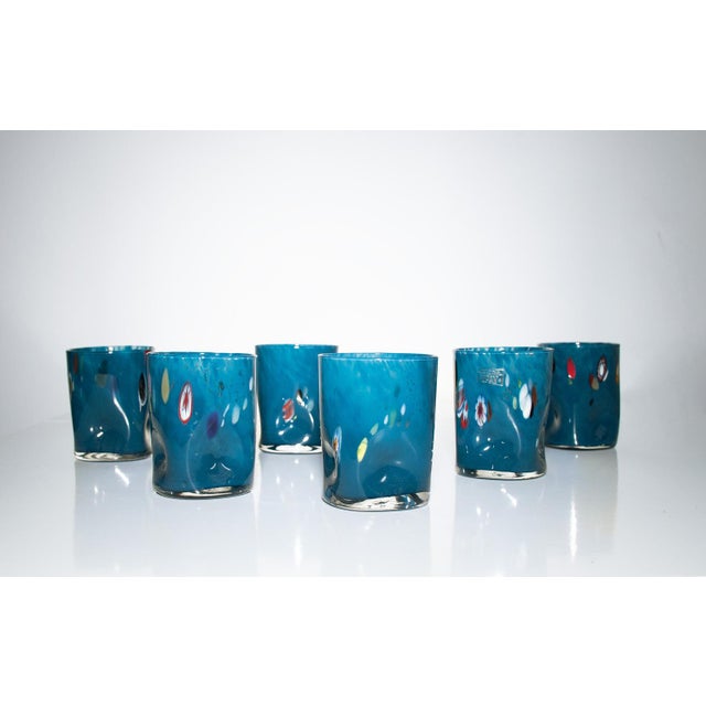 La Vetreria Firenze Drinking Set by Vestidello Luke, Set of 6 For Sale - Image 12 of 12