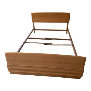 Heywood-Wakefield Sculptura Queen Bedframe For Sale