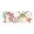 Scalamandre 21" x 7" Dianthus Bolster Pillow in Posey For Sale