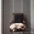 Contemporary Sample - Schumacher X Celerie Kemble Acanthus Stripe Vinyl Wallpaper in Grey For Sale - Image 3 of 5