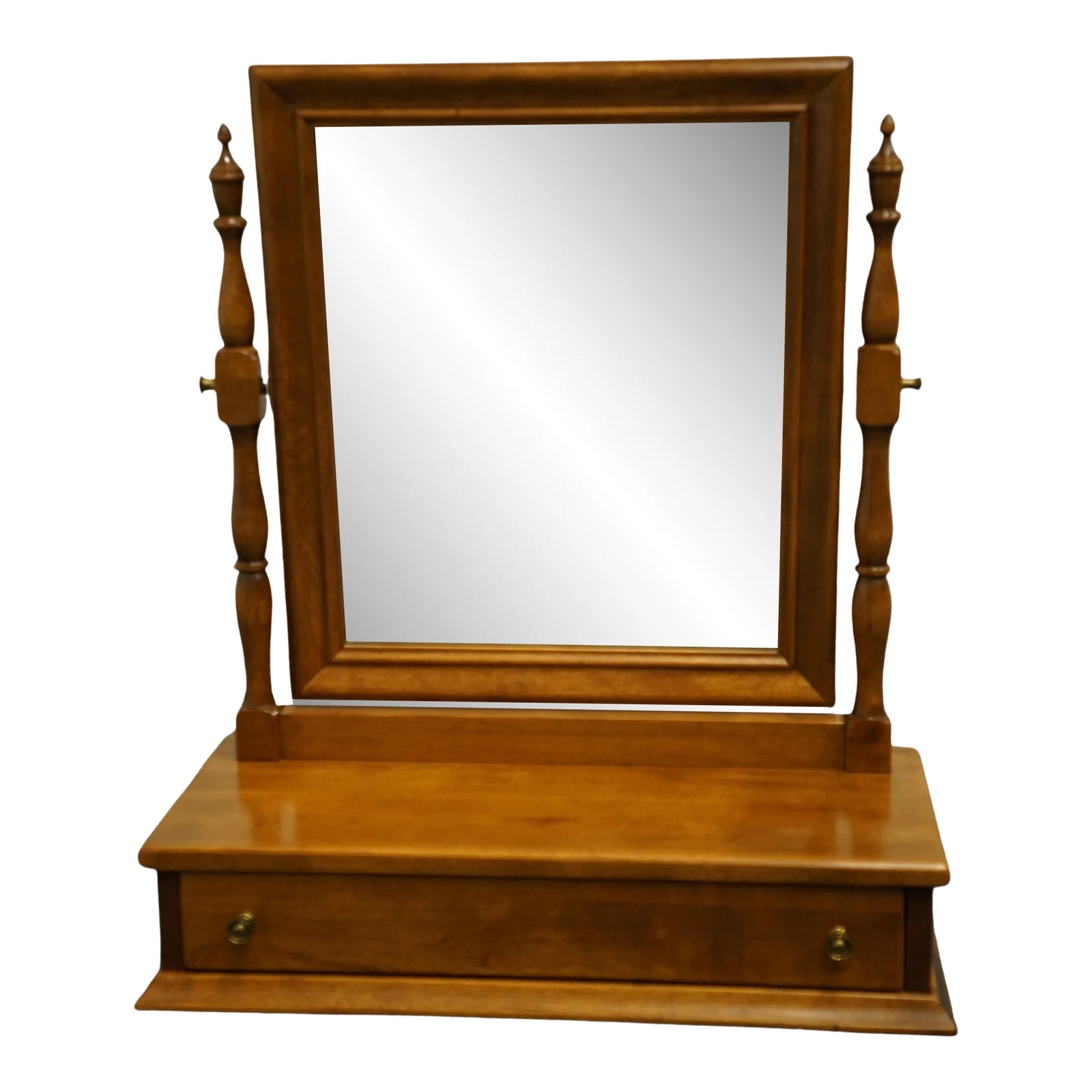 Ethan Allen Heirloom Nutmeg Maple Colonial Early American 19" Shaving