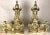 18th Century French Louis XVI Gilded Bronze Fireplace Chenets or Urn Andirons For Sale - Image 11 of 11