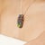 Modern Caratandher Nature Inspired Carved Multi-Gem Pendant With Diamond Accents for Gift For Sale - Image 3 of 11