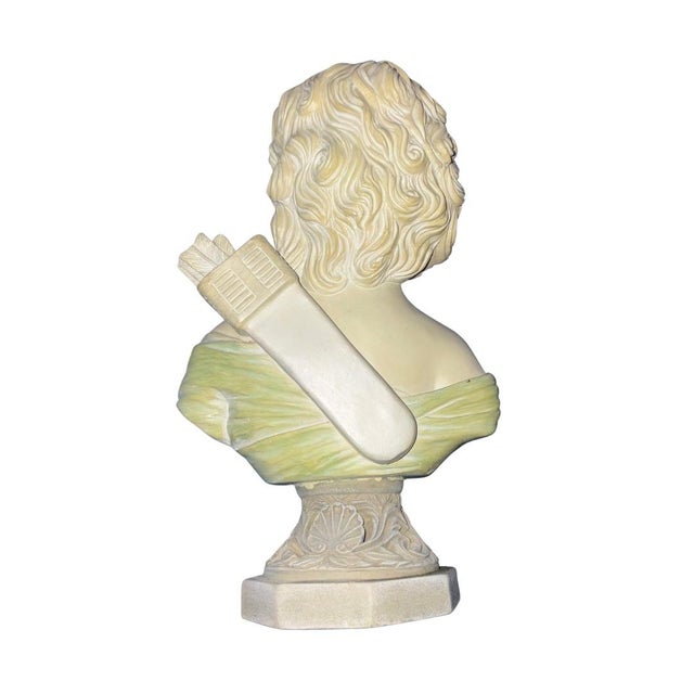 Ceramic Bust of Diana the Huntress For Sale - Image 4 of 6