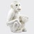 Large Hollywood Regency Monkey Sculpture / Cachepot in Majolica, Italy, 1960s For Sale - Image 4 of 13