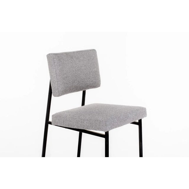 Metal Dining Chairs by Gerard Guermonprez for Magnani, 1950s, Set of 6 For Sale - Image 7 of 13