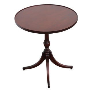 Imperial Furniture Company of Grand Rapids Mahogany Round Side End Table 6908 For Sale