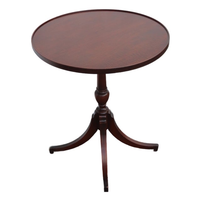 Imperial Furniture Company of Grand Rapids Mahogany Round Side End Table 6908 For Sale