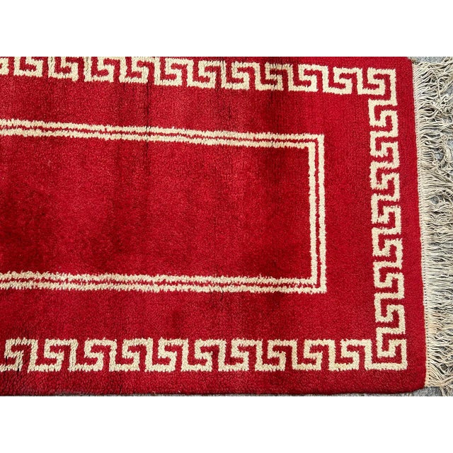 Mid-Century French Art Deco Rug, 1940s For Sale - Image 3 of 16
