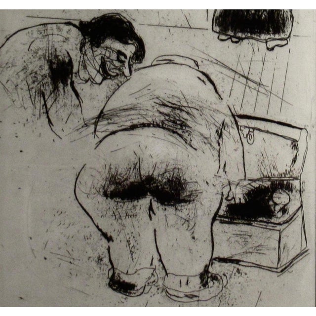 Marc Chagall Marc Chagall Notre Heros Tenait A Etre Pres 1923-37 Original Print For Sale - Image 4 of 6