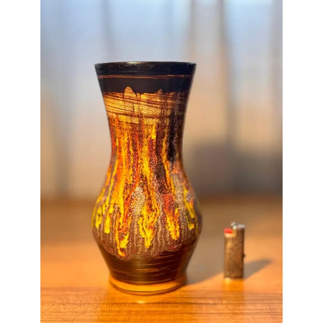 French Ceramic Vase by St.Clément, 1970s–1979s For Sale - Image 10 of 10