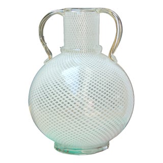 Vintage Collectable Murano Vase by Dino Martens for Aureliano Toso, Italy, 1930s For Sale