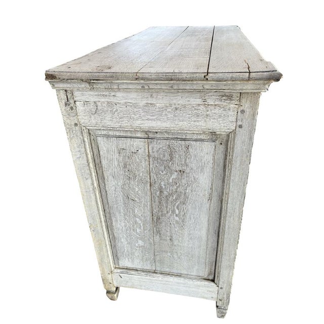 Antique Bleached Oak Flemish Chest of Drawers For Sale - Image 13 of 17