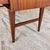 Wood 1960s Danish Modern Style Walnut Dressing Table With Curved Gallery Top For Sale - Image 7 of 9