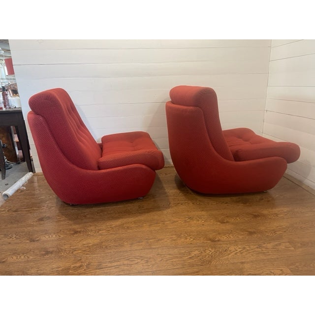 Polysterene seatings by Jitona +-1970-80 Set of 2 super Vintage polystyrene seatings Base made of polystyrene, so very...