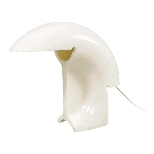 Italian Modern Carrara Marble Table Lamp attributed to Tobia Scarpa for Flos, 1970s For Sale - Image 15 of 15