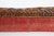 Mid 20th Century Handwoven Decorative REd&Brown Tone Lumbar Rug Pillow Cover -13'' X 44'' For Sale - Image 5 of 9