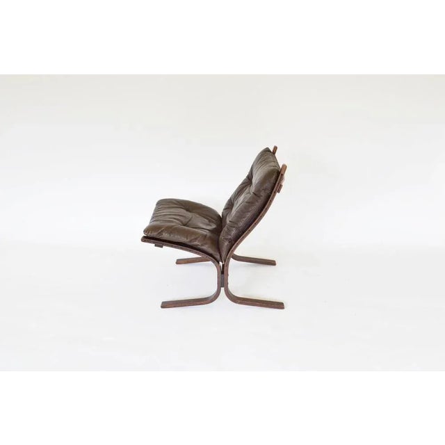 Ingmar Relling Vintage Peanut Brown Siesta Chair by Ingmar Relling for Westnofa, 1960s For Sale - Image 4 of 10