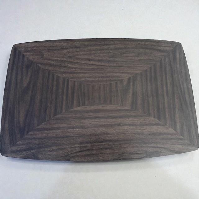 Vintage Mid-Century Modern End Table With Sculpted Wood Base, C. 1960s For Sale - Image 4 of 9