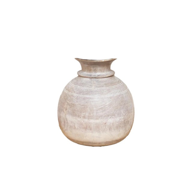 Ecru Antique Farmhouse Pot-Zoya For Sale - Image 8 of 8