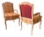 Vintage Louis XV Style Distresses Bergère Chairs For Sale
