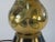 1960s Mid-Century Modern, Hollywood Regency, Gold Pottery, Atomic Age, Retro Table Lamp For Sale - Image 9 of 10