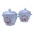 Late 20th Century A Pair of Wedgwood Kashmar Lidded Ice Buckets For Sale