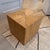 Vintage split reed rattan/bamboo side table in the style of Gabriella Crespi. Great mitered detail at the top. Versatile...