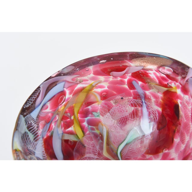 1960s Vintage Murano Tutti Fruitti Bowl Glass by Avem, Italy, 1960's For Sale - Image 5 of 9