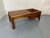 Wood Mid-Century Modern Teak Slat Bench Side Table with Plant Stand, 1960s For Sale - Image 7 of 14