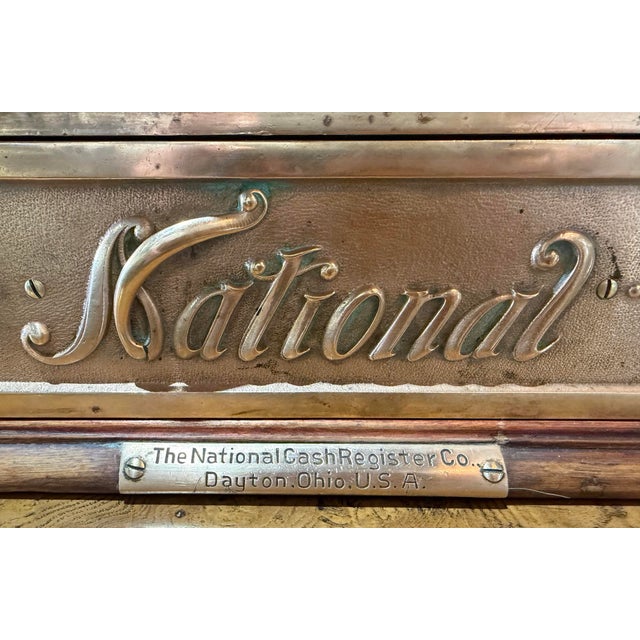 Late 20th Century Late 20th Century National Cash Register Co. Brass Model 441 Cash Register For Sale - Image 5 of 5