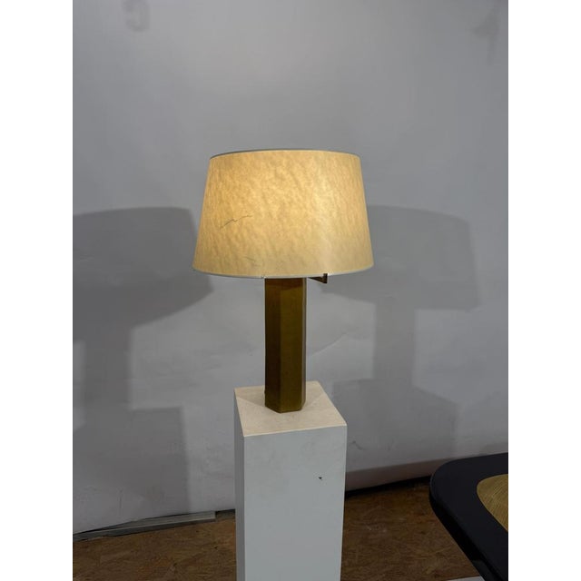 Metal Hexagonal Ceramic Lamp from Jules Wabbes, 1960s For Sale - Image 7 of 14
