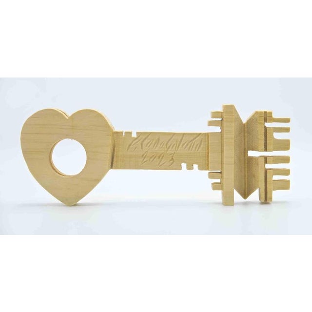 The Key is a wooden scultpture object realized Ferdinando Codognotto in 2023. Original wood sculpture realized in swiss...