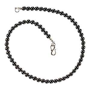 Hematite Necklace With Silver Clasp