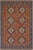 Terra Cotta 1960s Tribal Soumakh Wool Rug - 6'7" X 9'2" For Sale - Image 8 of 9