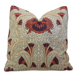Designer Quadrille Contessa Floral Botanical Feather/Down Pillow