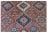 Textile Vintage Primitive & Tribal Panel Design Yalame Rug For Sale - Image 7 of 8